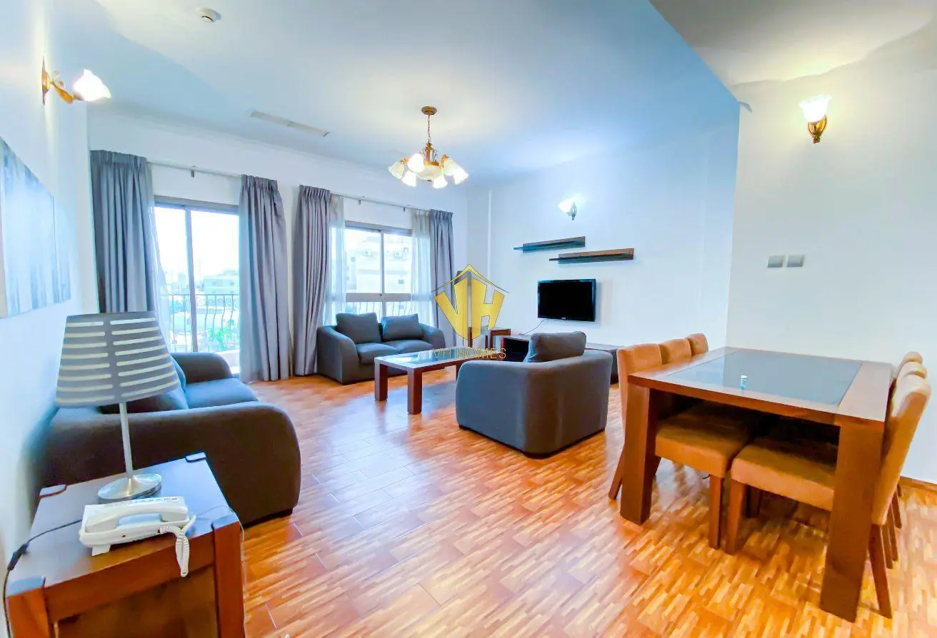 Adliya, Apartments/Houses, BHD 350/month,  2 BR,  █ ⭐ Family Building, Fully Furnished, Balcony, Swimming Pool, Gym, Parking - Antony