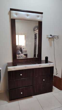 Yanbu, Household Items, SAR 1300,  Bedset ( Bed, Mattress, Wardrobe, Side Tables And Dressing Table)