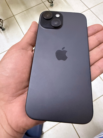 Jubail, Mobile Phones, SAR 1800,  IPhone 15 Black 128 GB 90% BH