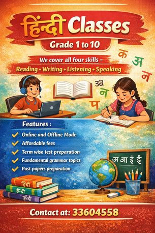 Manama, Language Exchange, Hindi Language Classes