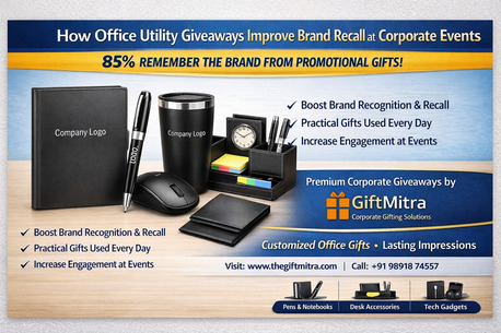 Jaipur, Wholesale Products, How Office Utility Giveaways Improve Brand Recall At Corporate Events