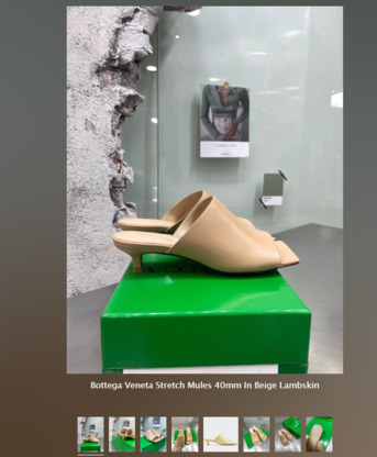 New York, Clothing & Accessories, USD 209,  Replica Bottega Veneta Stretch Mules 40mm In Beige Lambskin | BragMyShoe