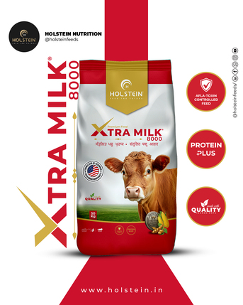 Punjab, Food, INR 1795,  Holstein - Xtra Milk 8000 Cattle Feed 50kg, Feed Pellets For Higher Milk Yield