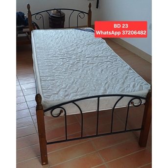 Manama, Furniture, BHD 23,  ✅️ Single Bed With Mattress For Sale In Good Condition With Delivery