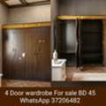 BHD 45,  ✅️ 4 Door Wardrobe For Sale In Good Condition With Delivery