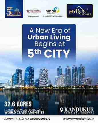 Hyderabad, Residential Plots, INR 25000,  Open Plots In Kandukur At The Capital 5th City