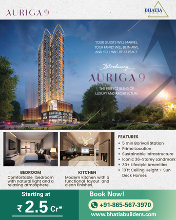 Mumbai, Real Estate, Live Above The Ordinary &ndash; Auriga 9 In Borivali West