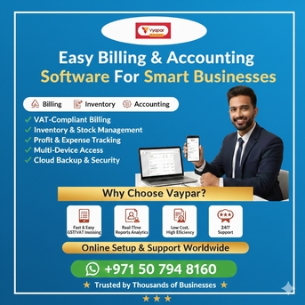Dubai, Accounting, Accounting Software, Vyapar For Small And Medium Businesses