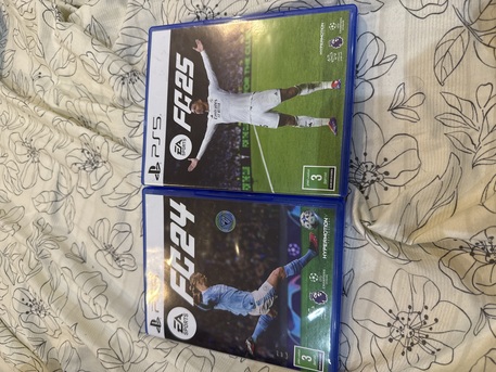 Riyadh, Video Games, SAR 170,  Hi I Am Selling FC24 And FC25 CD&rsquo;s For PS5