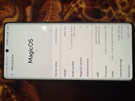 Riyadh, Mobile Phones, SAR 650,  For Sale: HONOR X9a 5G (Titanium Silver) &ndash; 256GB / 13GB RAM