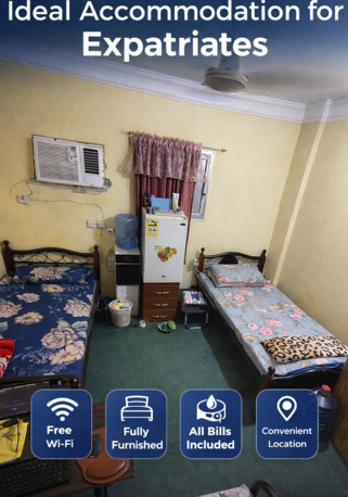 Al Wizarat, Bedspace Available, SAR 450/month,  150 Sq. Feet,  Bed Space Available In A Furnished Room