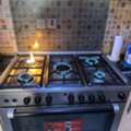 SAR 800,  Cooking Range: Five Burner Gas Cooking Top And Gas Oven With Full Accessories