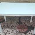 SAR 120,  White Wooden Table With Two Chairs