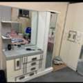 SAR 1300,  Double Bed Set.4doors Wardrobe, 2side Tables, 1dressing Table, 1 Storage Tabl
