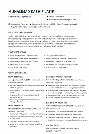 Al-Madinah, Job Seekers, HVAC Technician