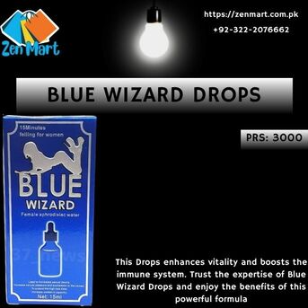 Sahiwal, Health & Beauty Items, PKR 2999,  Blue Wizard 15ml Drops Price In Sahiwal - 03222076662 | Zenmart
