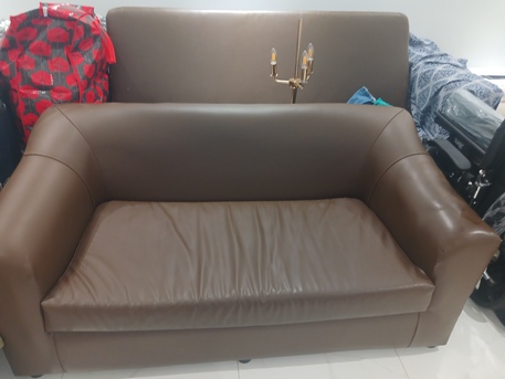 Jeddah, Furniture, SAR 550,  Leather Sofa 5 Seater