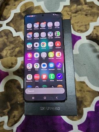 Jubail, Mobile Phones, SAR 1150,  S21 Ultra ,5g  Along With Mobile Box And Orginal Charging Cable. 108 MP Cam  256 GB Memory