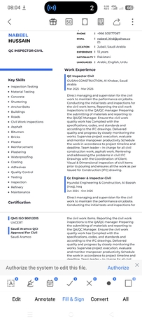 Riyadh, Job Seekers, QC INSPECTOR CIVIL