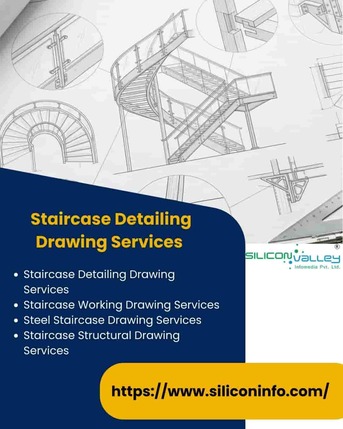 Los Angeles, Construction, Efficient Staircase Detailing Drawing Services - Los Angeles.