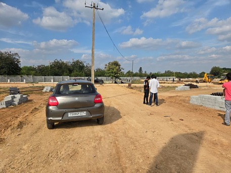 Hyderabad, Residential Plots, INR 32000,  183 Sq. Yard,  HMDA Villa Plots Sale In Maheshwaram Opposite Wipro E_City Companies Srisailam Highway