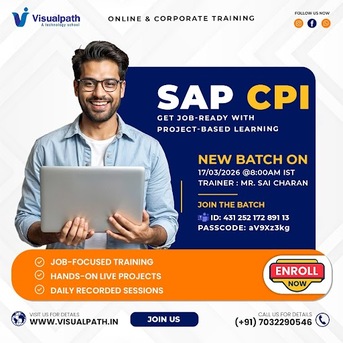 Hyderabad, Lessons Offered, SAP CPI New Batch &ndash; Project-Based Learning