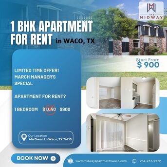 New York, Real Estate, Best 1 BHK Flat Deals In Waco, TX