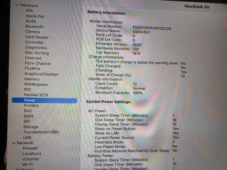 Al Sulaymaniyyah, Tablet Computers, SAR 3000,  Apple MacBook Air 13.6 Inch M2 (16GB/256GB) Midnight