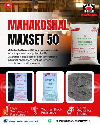 Faridabad, Materials, INR 300,  Get High-Temperature Refractory Mortar Maxet 50 | READY STOCK