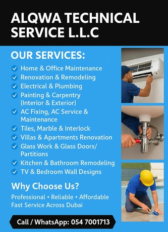 Dubai, General, Home & Villa Maintenance | Renovation Services In Dubai