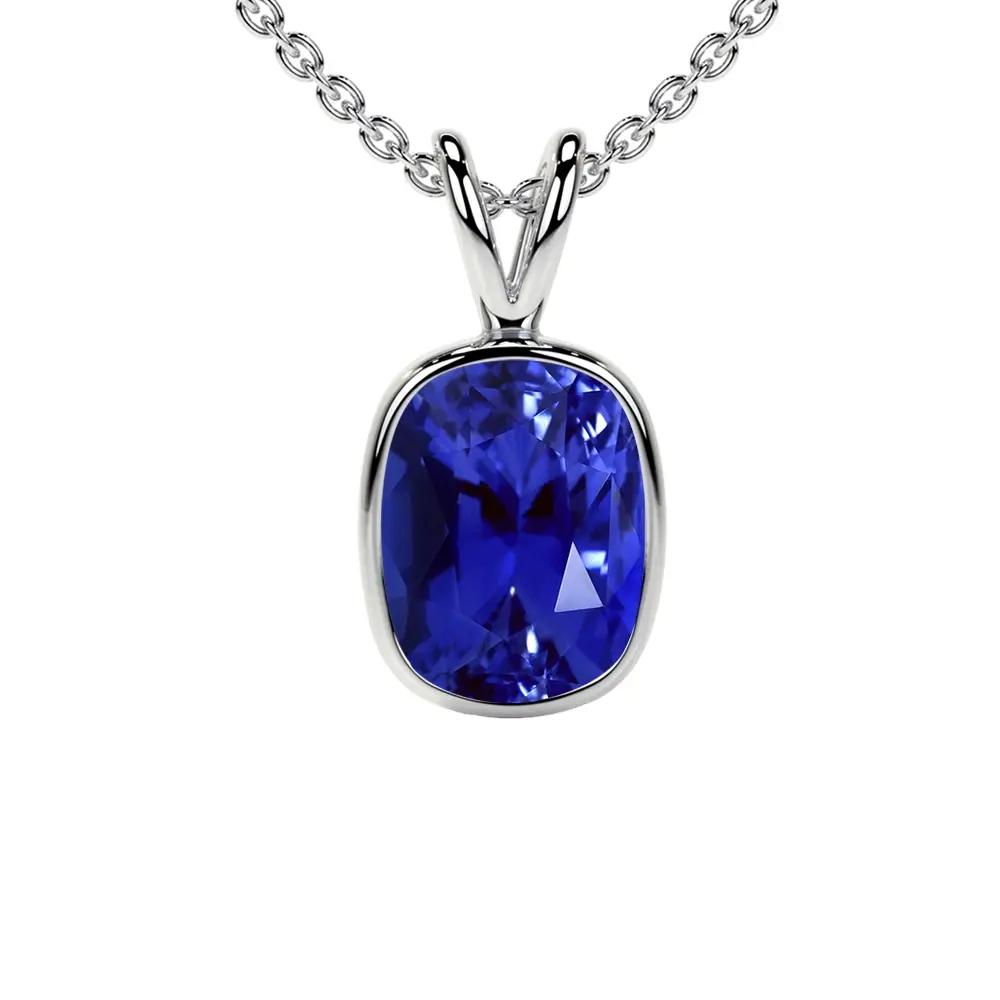New York, Jewelry, USD 3980,  Elegant Sapphire Pendant Necklace For Women