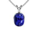 USD 3980,  Elegant Sapphire Pendant Necklace For Women