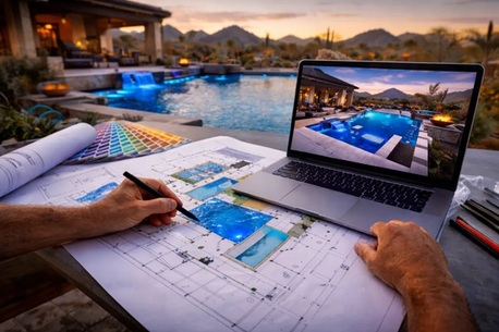 New York, Business, Blue Sedona Pools And Spas