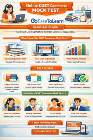 Mumbai, Education, CUET Commerce Mock Test 2026 &ndash; Free & Paid Practice Tests For CUET Preparation