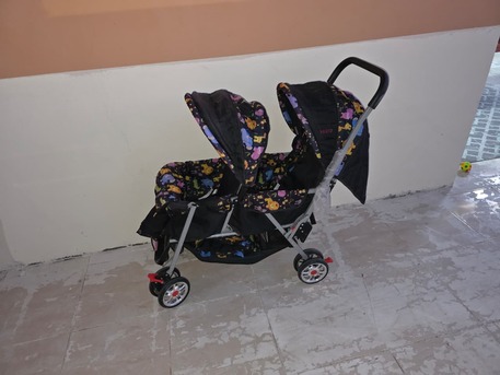 Jeddah, Baby & Kid Stuff, SAR 200,  Double Baby Stroller For Sale, Cart, Pram