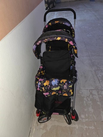 Jeddah, Baby & Kid Stuff, SAR 200,  Double Baby Stroller For Sale, Cart, Pram
