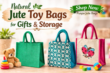 Kolkata, Clothing & Accessories, INR 100,  Natural Jute Toy Bags For Gifts & Storage