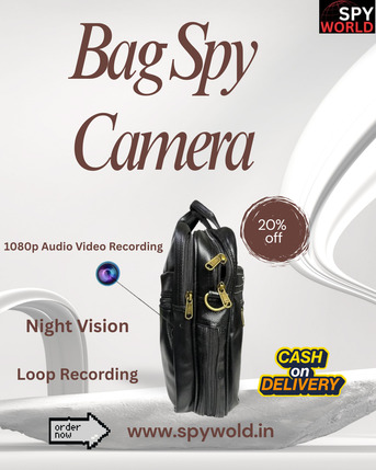 New Delhi, Electronics, INR 5000,  Bag Spy Camera Shop In Kalkaji | Best Price Shop At Spy World