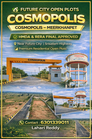 Hyderabad, Residential Plots, INR 17000,  200 Sq. Yard,  HMDA Approved Open Plots For Sale In Near Future City Srisailam Highway