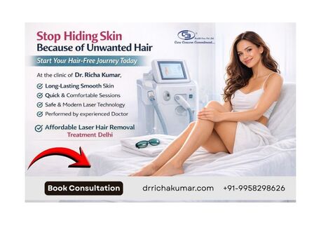 New Delhi, Health, Stop Hiding Skin Because Of Unwanted Hair | Start Your Hair-Free Journey Today