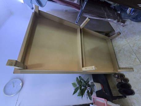 Al Wizarat, Furniture, SAR 150,  TV Cabinet And King Size Bed Frame For Sale