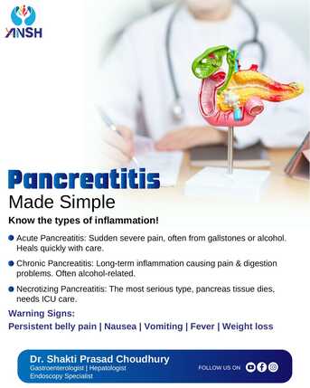 Bhubaneswar, Health, Pancreatitis Awareness | Gastro Surgeon In Bhubaneswar | Dr. Shakti Prasad Choudhury
