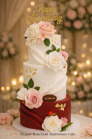 Abu Dhabi, Food, AED 160,  Anniversary Cakes Abu Dhabi & Dubai | Lets Bake Cake