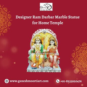 Jaipur, Collectibles, INR 25000,  Designer Ram Darbar Marble Statue For Home Temple