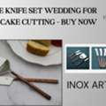 USD 29,  Best Cake Knife Set Wedding For Elegant Cake Cutting - Buy Now