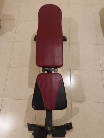 Al Malaz, Household Items, SAR 175,  Home Fitness Gym Work Bench - Adjustable & Foldable Gym Bench Incline, Decline & Flat