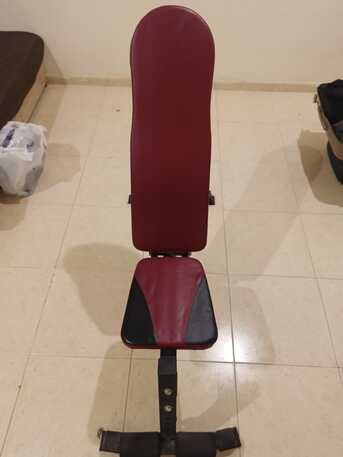 Al Malaz, Household Items, SAR 175,  Home Fitness Gym Work Bench - Adjustable & Foldable Gym Bench Incline, Decline & Flat