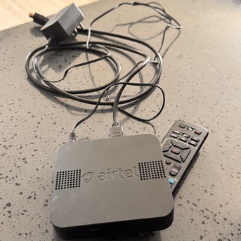 Al Iskan, Electronics, SAR 650,  Airtel Dish TV Receiver + 6 Ft Dish Antenna For Sale