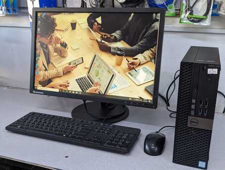 Manama, Computers, BHD 105,  Dell Core I7 Computer (8CPUs) RAM 8GB SSD 256GB 35x Fast 22" Monitor WIN & MS Office Ready