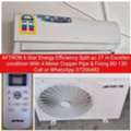 BHD 130,  ✅️ AFTRON 6 Start 2 Ton Split Ac In Excellen Condition With 4 Meter Copper Pipe & Fixing